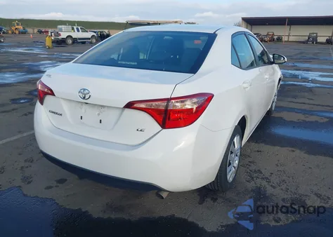 2018 Toyota Corolla Le from USA, damaged, VIN 2T1BURHE5JC076290